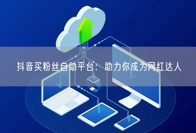 抖音买粉丝自助平台：助力你成为网红达人