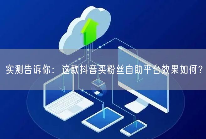实测告诉你：这款抖音买粉丝自助平台效果如何？